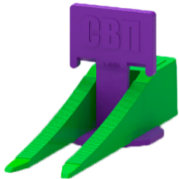 зажим+ клин свп, 40 шт