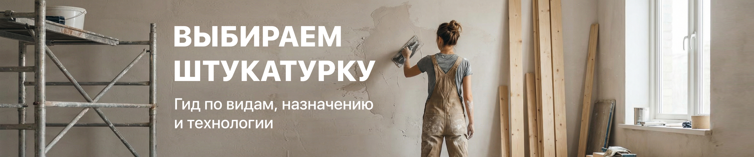 Как правильно выбрать штукатурку: гид по видам, назначению и технологии