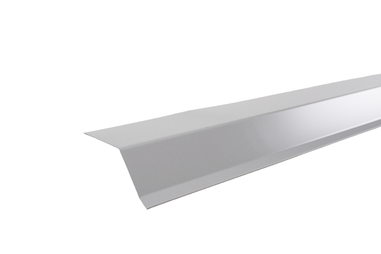 планка карнизная shinglas стандарт полиэстр 75*50*5 мм длина 2000мм ral 7004 серая/10