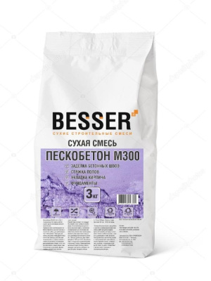 пескобетон м-300 besser 5кг