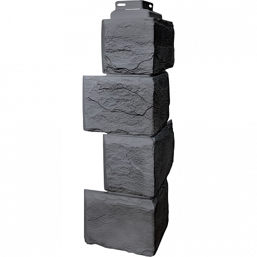 наружный угол к фасадным панелям fineber камень природный (кварцевый) 455*137*137мм/10шт/