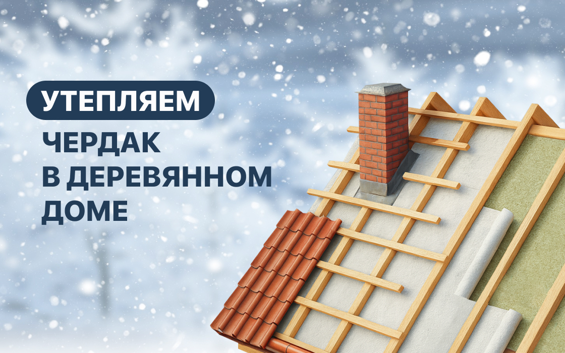 Как утеплить чердак в деревянном доме?