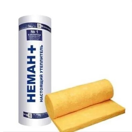 мат из стекловолокна неман м-11 лайт (2шт/50х1200х6250) (15м2, 0,75м3, пл.10,5кг/м3)/40/