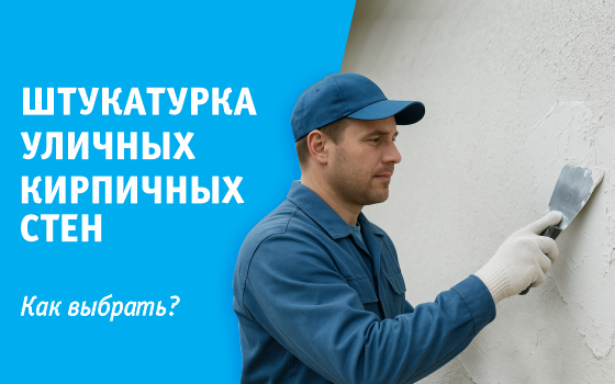 Чем штукатурить фасад кирпичной стены?