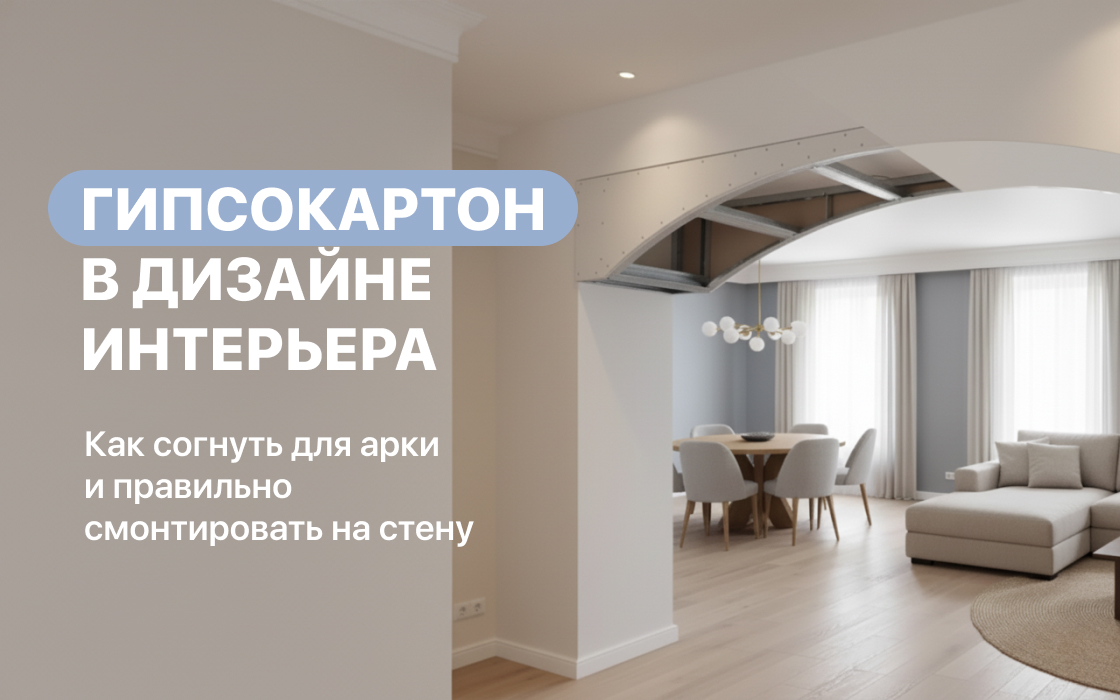 Гипсокартон в дизайне интерьера