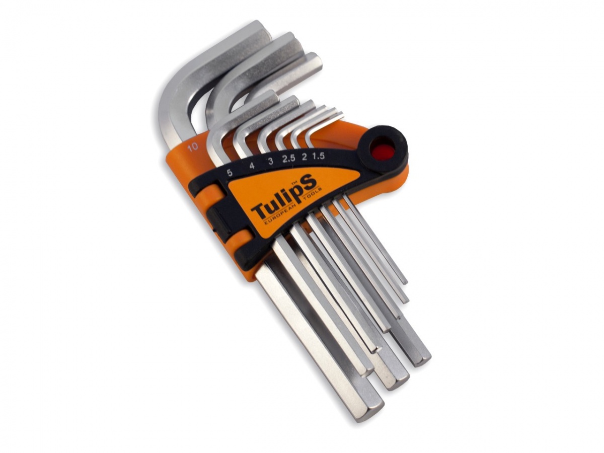 набор шестигранных ключей tulips tools, короткие