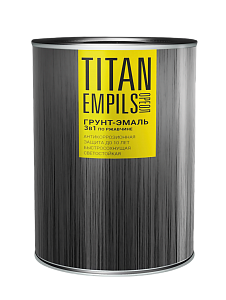 грунт-эмаль по ржавчине ореол titan серый ral 7004 2.7 кг/6/