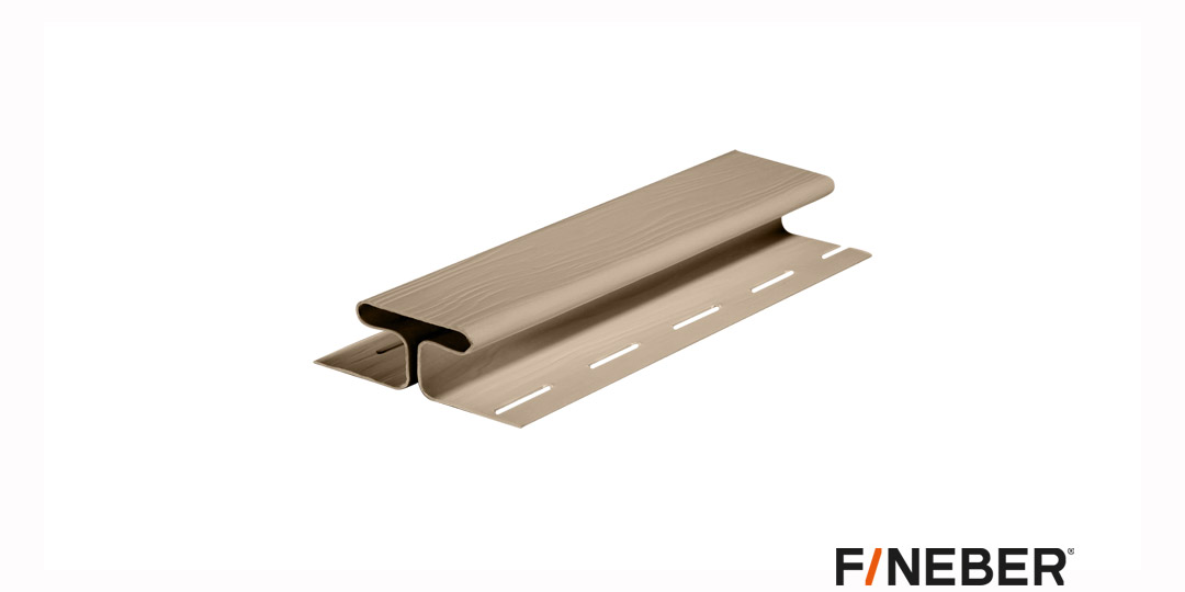 h-профиль соединительный сандал fineber, 3000х76х25мм