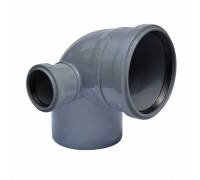 отвод 87,5гр d110 с левым выходом d50/30/1