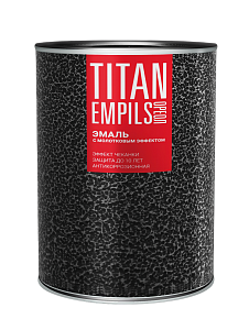 эмаль с молотковым эффектом алкидно-стирольная ореол titan коричневая 2.5 кг/6/