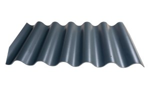 шифер "волнаколор" 1097 х 625 х 6 мм (ral7016 - графит) /150/