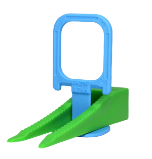 зажим "квадрат" 0,7мм (40шт+клин 40шт) (20пак/кор.)