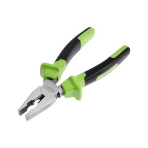 пассатижи комбинированные с двухцветной ручкой on 200мм, кованная сталь 45