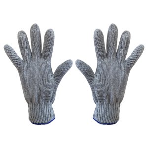 перчатки зима двойные х/б+полиэфир арт.2.6.4 (5*100)