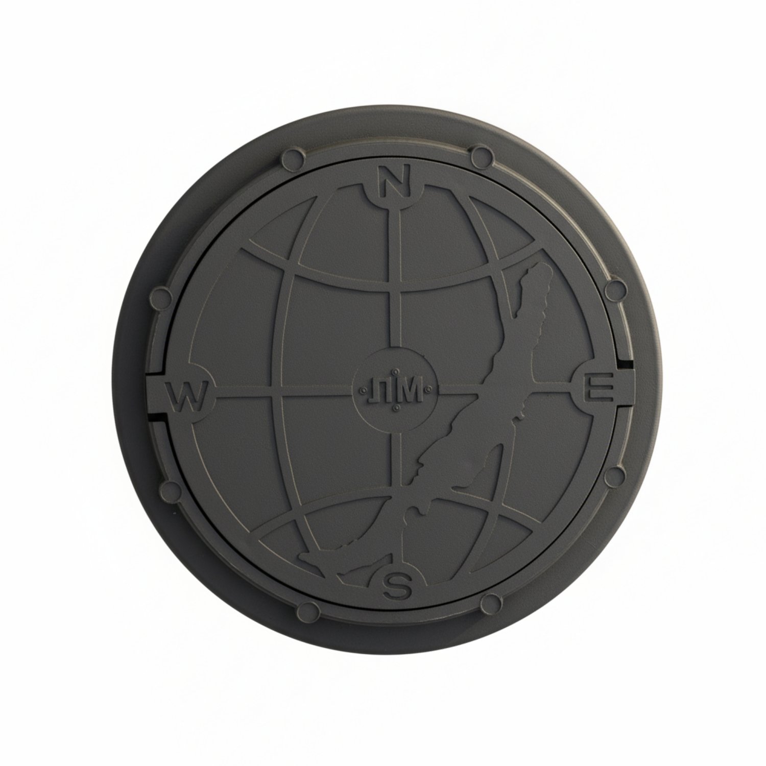 люк полимерный "лм", серый