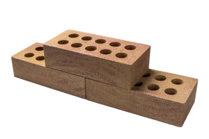 кирпич лицевой пустотелый гиперпрессованный, оливково-красный, 250х120х65 мм, паллета=300 шт