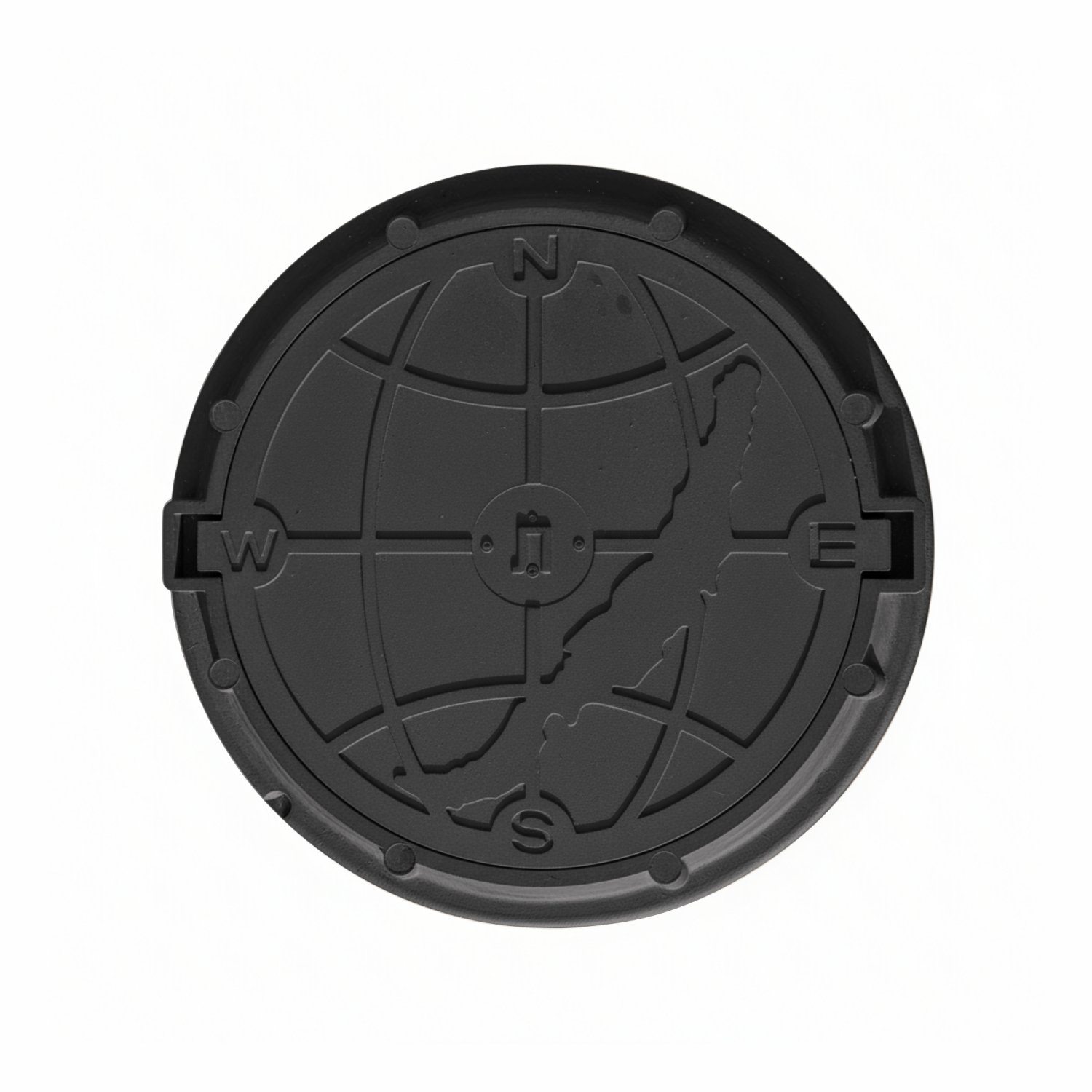 люк полимерный "л", черный