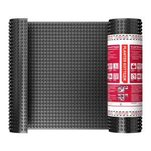 профилированная мембрана planter коттедж 1,5х8 м шип 8,5 мм/ 12 м2