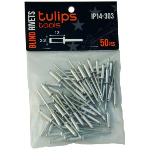 заклепки вытяжные tulips tools, 3.2х13 мм, 50 шт