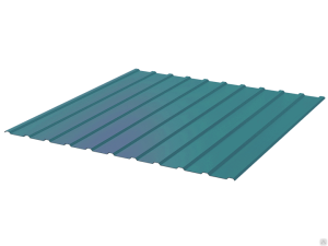 профлист с10 бирюза (ral5021) 1150х2000х0,40мм (2,3м2)