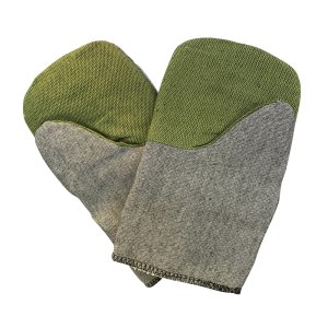 рукавицы зима на ватине с наладонником брезент(диагональ/брезент/ватин/бязь1слой)(5пар/упак)