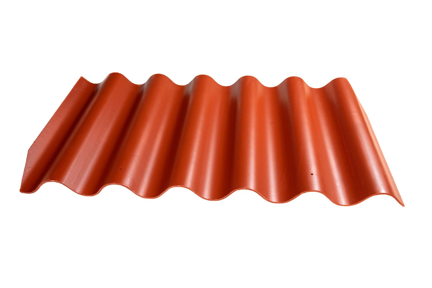 шифер "волнаколор" 1097 х 625 мм (l135 - красно-коричневый) /300/