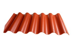 шифер "волнаколор" 1097 х 625 мм (l135 - красно-коричневый) /300/