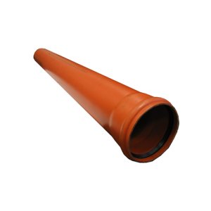 труба канализационная пп наружная с раструбом d160/1000 sn4, 4,9мм /2/1