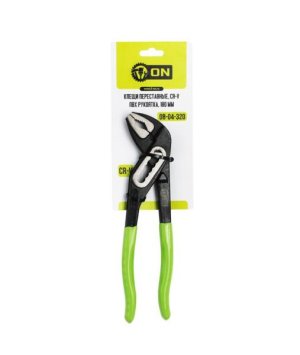 клещи переставные on пвх рукоятка 180мм (08-04-320)