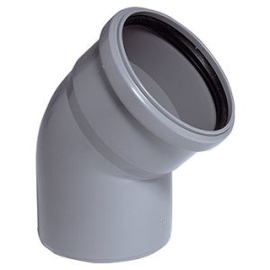 отвод канализационный 45°, 50 мм