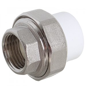 муфта комбинированная разъемная (американка) ppr нр 25х1/2" 140/10