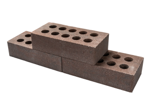 кирпич лицевой пустотелый гиперпрессованный, коричнево-черный, 250х120х65 мм, паллета=300 шт