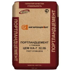 цемент запсибцемент м400 (цем ii/а-г 32,5б) в мешках на поддоне 25кг/64