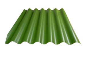 шифер "волнаколор", зеленый