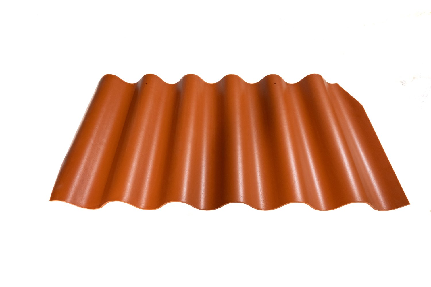 шифер "волнаколор", оранжевый