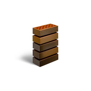 кирпич лицевой пустотелый, гладкий 0,7нф, флеш-обжиг,  250х85х65 мм,паллета=330 шт, магма уценка