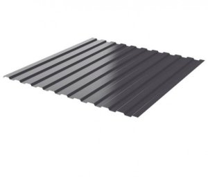 профлист с21 графит (ral 7024) 1050х6000х0,4мм двухстороннее окрашивание