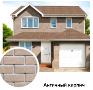 фасадная плитка hauberk, античный кирпич