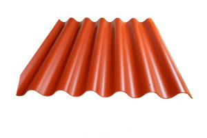 шифер "волнаколор", красный