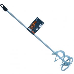 миксер tulips tools для цементных смесей, 80х400 мм
